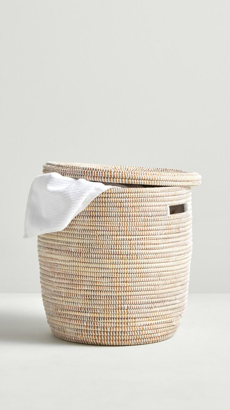 Salima Handwoven Sisal Storage Laundry Baskets