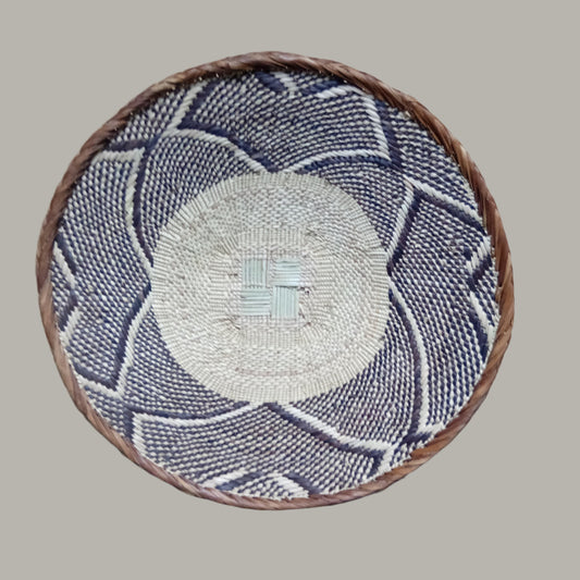 Authentic Hand-Woven Malawian Tonga Basket – Artisan-Made African Wall Art & Decorative Bowl